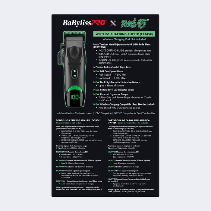 BaBylissPRO x Tomb45 Clipper