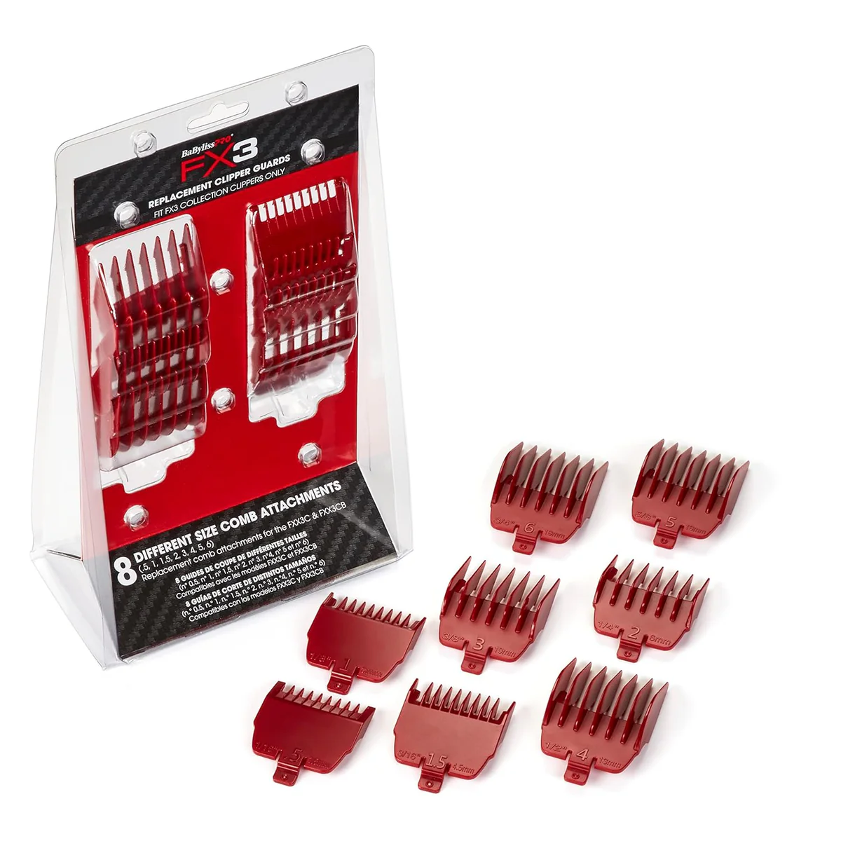 BabylissPRO FX3 Replacement Clipper Guards