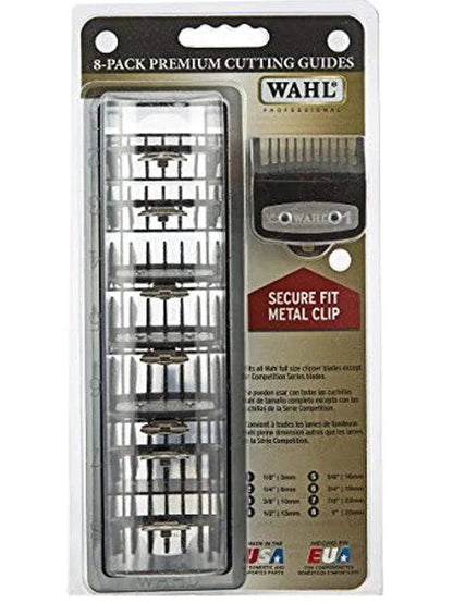 Wahl Premium Cutting Guide Combs - 8 Pack