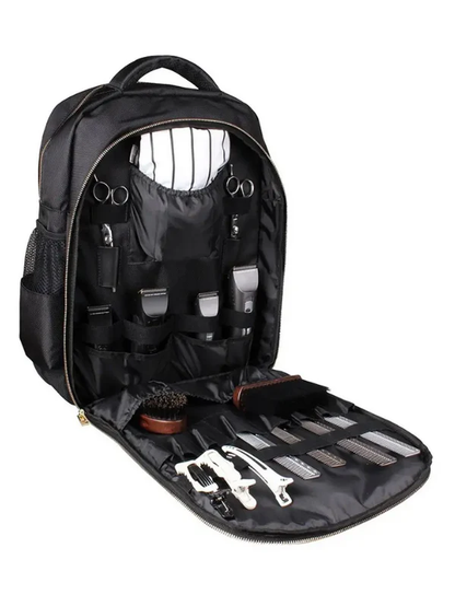 Percu Black Barber Travel Backpack