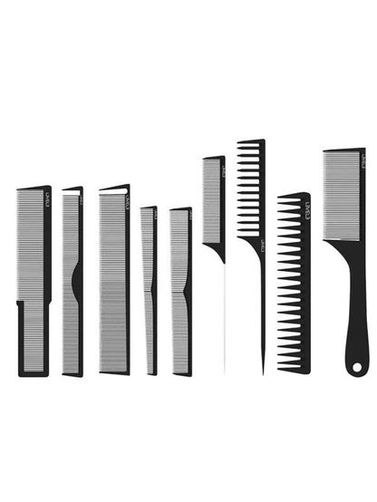 L3VEL3 Hair Comb Set - 9 Pcs