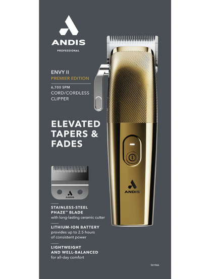 Andis Envy II Clipper - Premier Edition