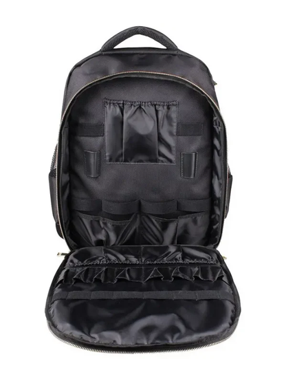 Percu Black Barber Travel Backpack