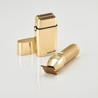 BaBylissPRO LimitedFX Collection Trimmer and Double-Foil Shaver Gold