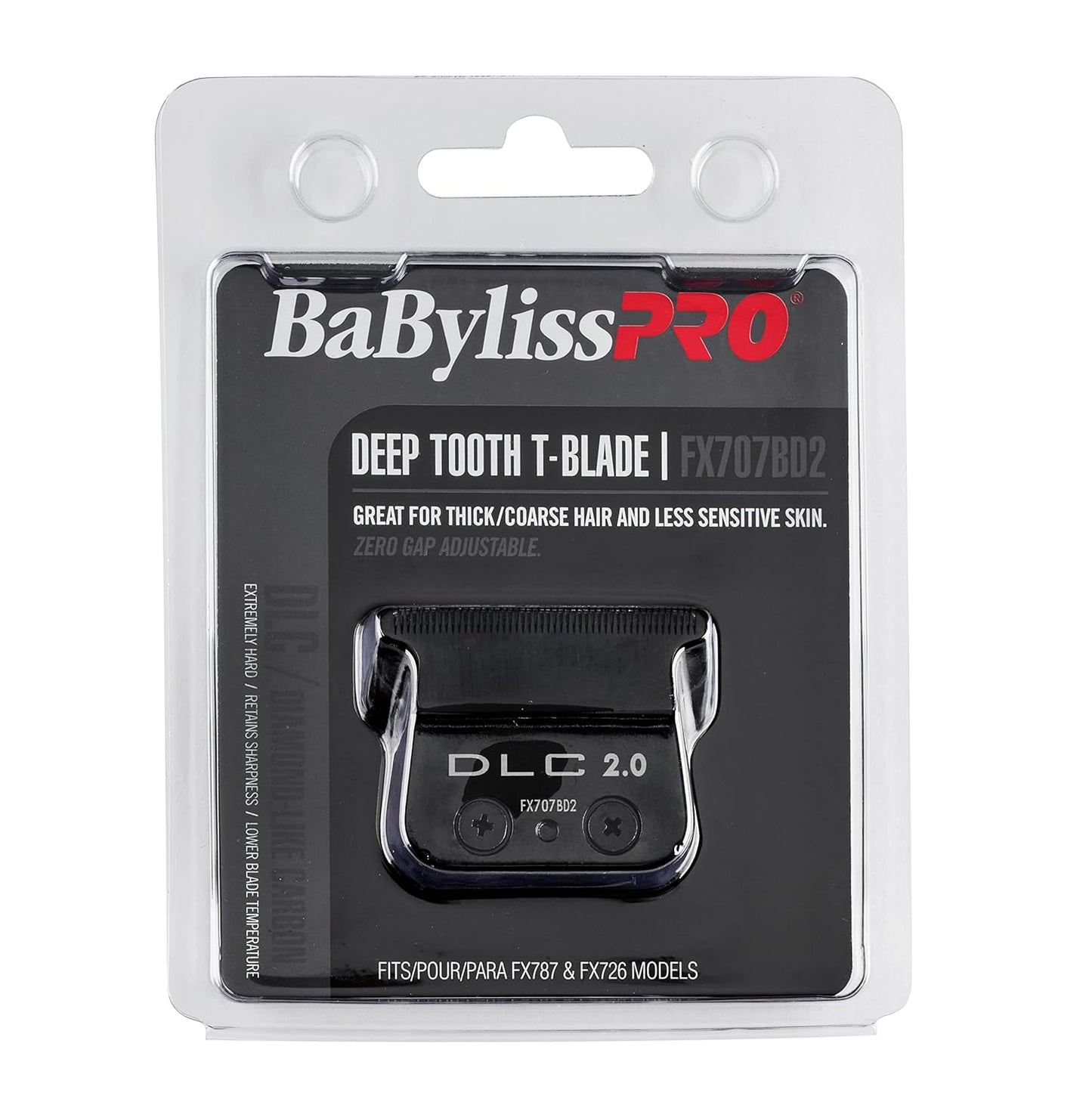 BaBylissPRO Black DLC 2.0 Deep Tooth T-Blade